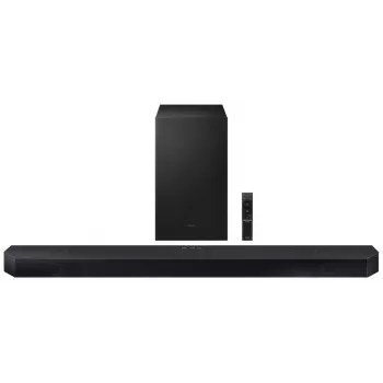 Samsung HW-Q600H 3.1.2 kanālu skaņas josla ar bezvadu zemfrekvences skaļruni, Dolby Atmos, DTS:X, Bluetooth, melna