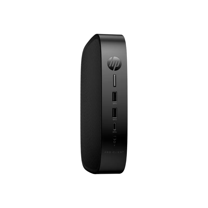 HP Pro t550 Thin Client - Intel Celeron J6412 - 8GB RAM - 64GB Flash - USFF - Melns