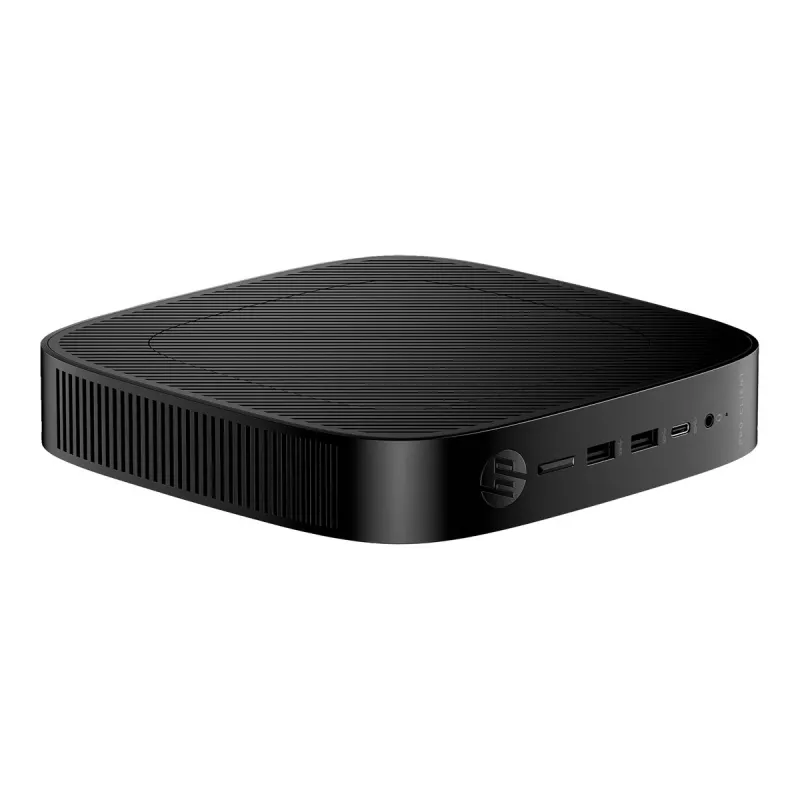 HP Pro t550 Thin Client - Intel Celeron J6412 - 8GB RAM - 64GB Flash - USFF - Melns