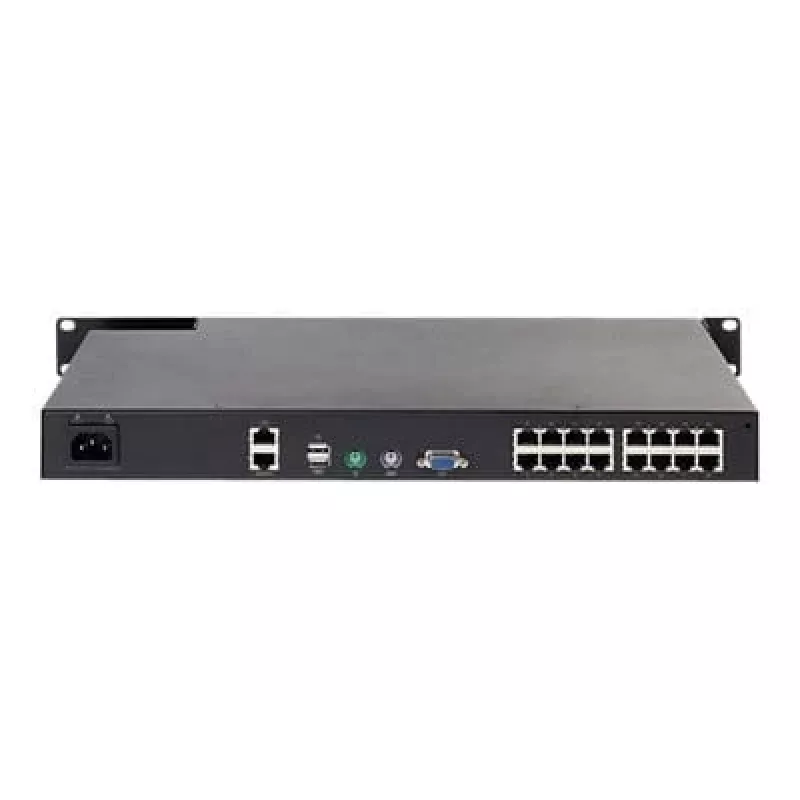 APC KVM1116R KVM Switch - 1 lokālais lietotājs, 16 porti, VGA, USB, 1U statīva montāža