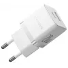 Baseus Palm 65W GaN5 USB-C ātrais lādētājs balts