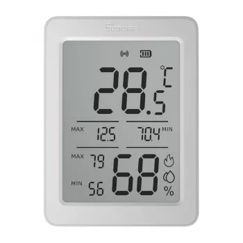SONOFF AirGuard TH SNZB-02DR2 ZigBee LCD temperatūras un mitruma sensors