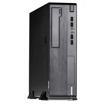 Akyga AK-502-02BK Midi Tower datora korpuss melns