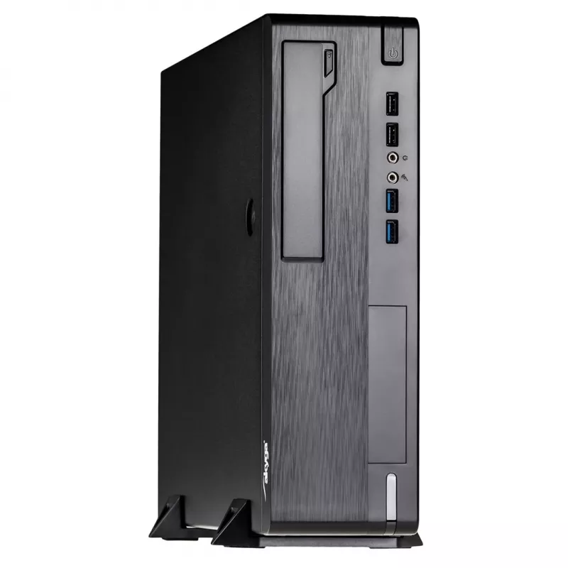 Akyga AK-502-02BK Midi Tower datora korpuss melns