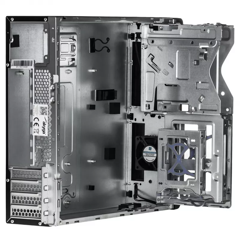 Akyga AK-502-02BK Midi Tower datora korpuss melns