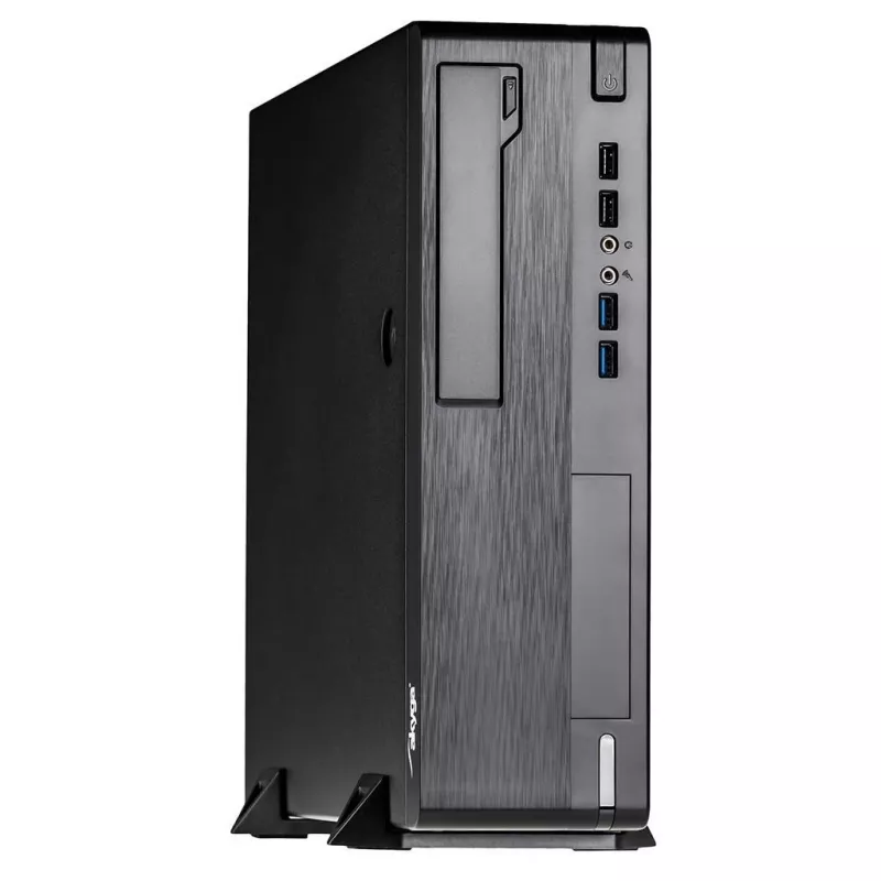 Akyga AK-502-02BK Midi Tower datora korpuss melns