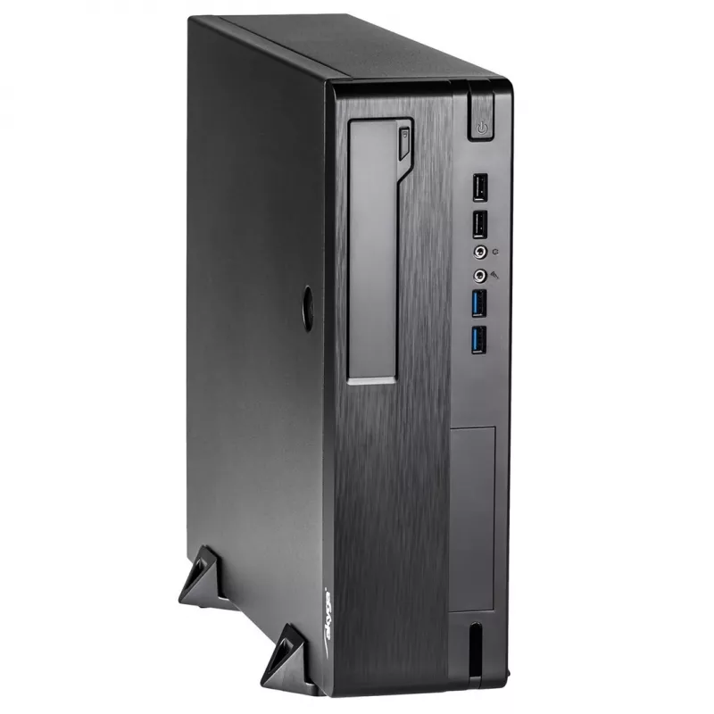 Akyga AK-502-02BK Midi Tower datora korpuss melns