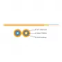 EFB-ELEKTRONIK I-V(ZN)H 2x1E 9/125µm OS2 Single-Mode Duplex Zipcord Patch Cable, LSZH, Yellow, 2.8x5.7mm
