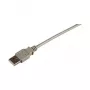 EFB-Elektronik USB 2.0 kabelis A-A, vīriešu-vīriešu, 1,0 m, pelēks, Classic