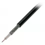 EFB Elektronik RG174 U koaksiālais kabelis, 50 omi, melns