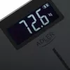 Adler AD 8194s digitālie svari vannasistabai, balti, ar svītru rakstu, 180 kg ietilpība