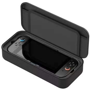 Venom Charging Case for Nintendo Switch 2 - Hard Shell Carry Case ar 10 000 mAh Power Bank, Melns