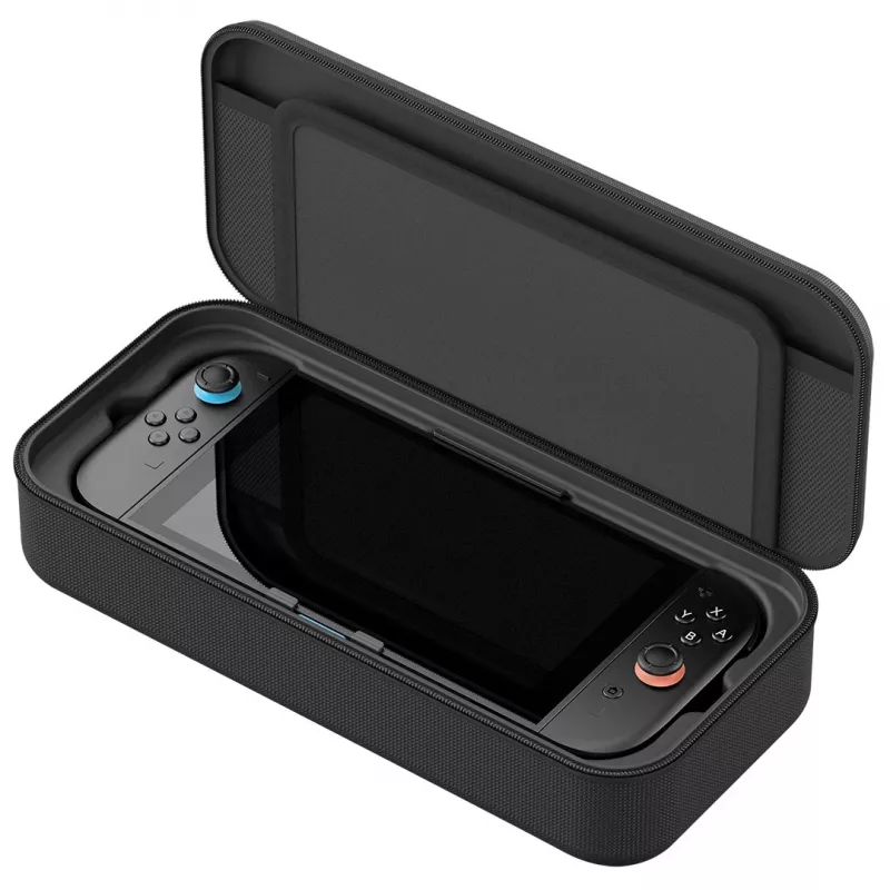 Venom Charging Case for Nintendo Switch 2 - Hard Shell Carry Case ar 10 000 mAh Power Bank, Melns