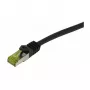 Synergy 21 Patch Cable RJ45 - CAT6A 500MHz - 0.25m - Melns - S-STP (S/FTP) - PUR Iekštelpām/Ārtelpām/Rūpniecībai