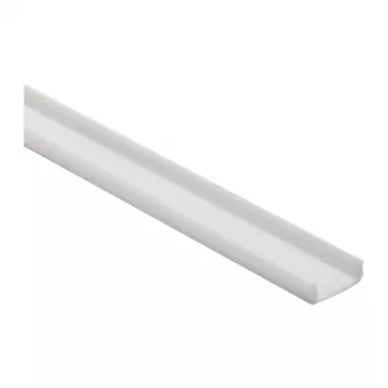 Synergy 21 LED U-Profils alumīnija sudraba anodēts 1m ar PMMA opāla difuzoru LED lentēm līdz 12mm
