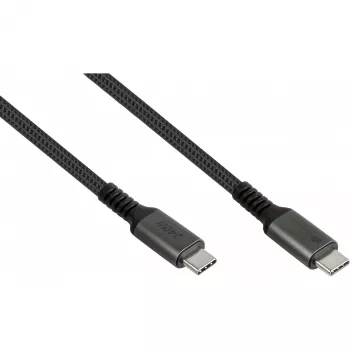 GoodConnections USB-C 2.0 (ST-ST) 0,5m Pīts Kabelis 240W Antracīts