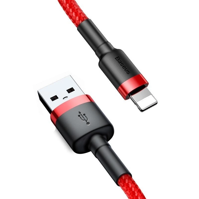 Baseus CALKLF-C09 USB-A uz Lightning kabelis 2 m Sarkans