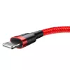 Baseus CALKLF-C09 USB-A uz Lightning kabelis 2 m Sarkans