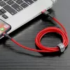 Baseus CALKLF-C09 USB-A uz Lightning kabelis 2 m Sarkans