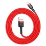 Baseus CALKLF-C09 USB-A uz Lightning kabelis 2 m Sarkans