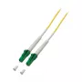 EFB Elektronik O2519.10 Simplex šķiedru optikas savienotājkabelis LC/APC uz LC/APC 9/125 OS2 G.657.A2 10m LSZH Dzeltens