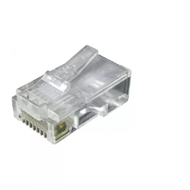 EFB-Elektronik RJ45 UTP Modular Plug E-MO 8/8 SR, 100 Pieces, Transparent
