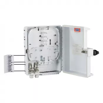 EFB-ELEKTRONIK FTTH-BOX-OUT-1 FTTH IP65 Distribution Box for 32 Fibers, 16 Adapters, Outdoor