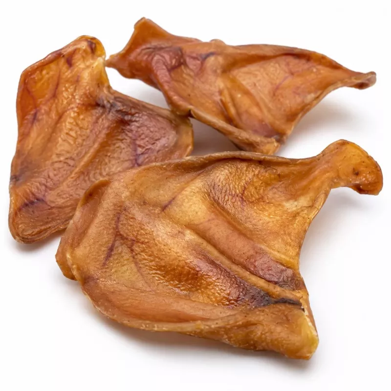 PETITTO Suņu gardums ar cūkas ausi 10 gabali 40g