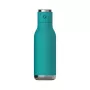 Asobu Wireless Beat izolēta nerūsējošā tērauda pudele ar Bluetooth skaļruni, 500 ml, akvamarīns