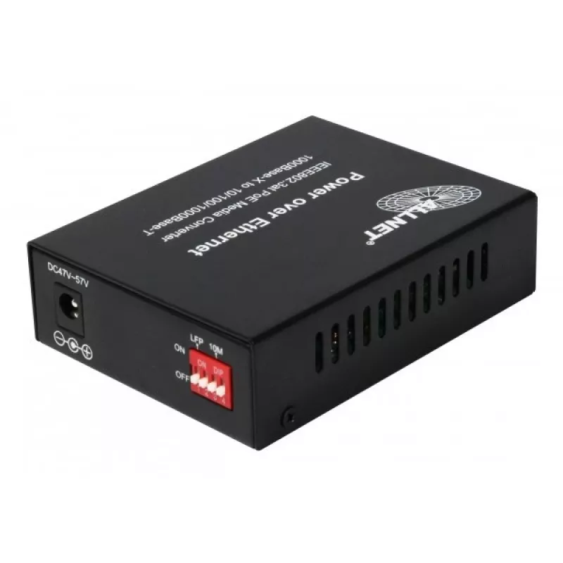 ALLNET PoE Media Converter 10/100/1000Base-T uz 1000Base-SX/LX SFP Mini-GBIC, Single/Multi-Mode, 15.4W/30W PoE, ALL-MC202P-SFP1-PoE