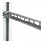EFB Elektronik C-Profile Rail kabeļu atbalstam, dziļums 1000 mm, sudraba