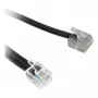 Synergy21 TAE-F uz RJ11/RJ12 plakans telefona adaptera kabelis, 0,2 m, balts, bez iepakojuma