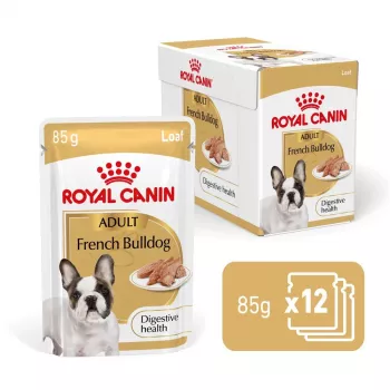 ROYAL CANIN French Bulldog Adult Digestive Health Loaf Box - Mitrā suņu barība - 12x85g