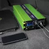 Qoltec Monolith Strāvas adapteris/invertors Auto 2000 W Green
