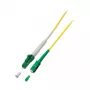 EFB Electronics Simplex Fiber optikas savienojuma kabelis LC/APC-SC/APC G.657.A2 10 m 2.0 mm Dzeltens 9/125 µm
