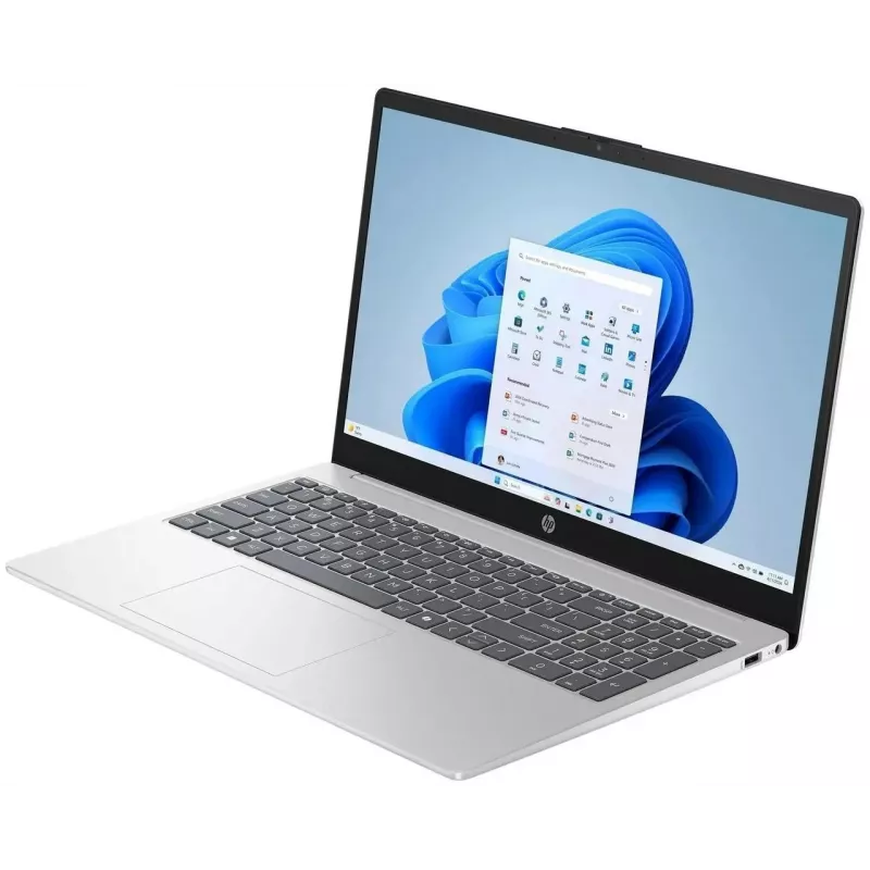 HP 15-fd0154wm klēpjdators, 15.6 inch FHD skārienekrāns, Intel Core i5-1334U, 12GB DDR4, 512GB SSD, Intel Iris Xe, Windows 11 Home, Natural Silver (pārfasēts) 2Y