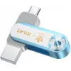 Lexar Dual D500 128GB USB-C/A 3.2 Zibatmiņa 400/360MB/s Balta