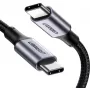 UGREEN USB-C uz USB-C Alu Case ar Pīto Vadu 1m