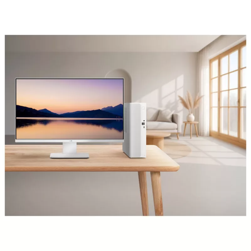 ASUS V501 SFF Desktop PC Intel Core 3 100U 8GB RAM 512GB SSD Windows 11 Home White