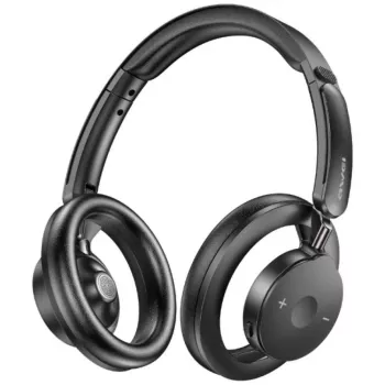 AWEI AT33 Bluetooth 6.0 bezvadu austiņas pār galvu - Melna