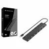 Conceptronic 7-Port USB 2.0 Hub ar barošanas adapteri - Melns (HUBBIES08BP)