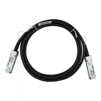BlueOptics Networks 10312 saderīgs BlueLAN QSFP+ Direct Attach Copper kabelis, 40GBASE-CR4, 1m, 30AWG, pasīvs