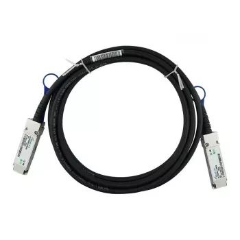BlueLAN 10411-BL saderīgs Extreme Networks QSFP28 tiešā pieslēguma kabelis, 100GBASE-CR4, InfiniBand EDR, 30AWG, 1 metrs