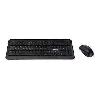 Targus AKM610FR Bezvadu tastatūras un peles komplekts - pilna izmēra - AZERTY - franču izkārtojums - melns