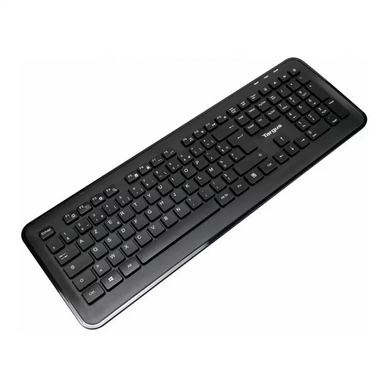 Targus AKM610FR Bezvadu tastatūras un peles komplekts - pilna izmēra - AZERTY - franču izkārtojums - melns