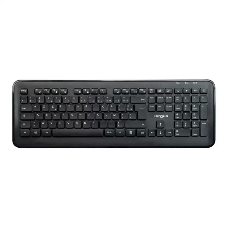 Targus AKM610FR Bezvadu tastatūras un peles komplekts - pilna izmēra - AZERTY - franču izkārtojums - melns
