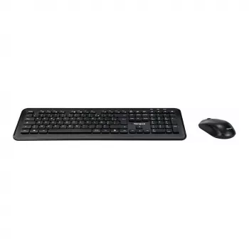 Targus AKM610FR Bezvadu tastatūras un peles komplekts - pilna izmēra - AZERTY - franču izkārtojums - melns