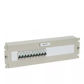 EFB Elektronik 19-inch 3U Power Distribution / Circuit Breaker Housing RAL7035