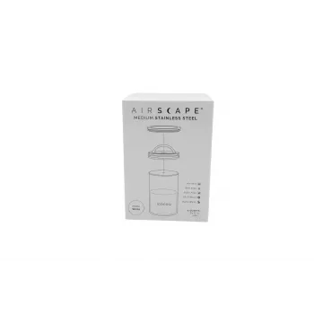 Airscape® Nerūsējošā tērauda aromāta trauks, vidējs, matēti balts