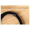 Good Connections USB 2.0 uzlādes un datu kabelis 100W ar digitālo displeju USB-C uz USB-C 1m Melns
